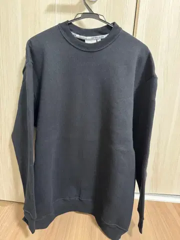 PRO CLUB 블랙 맨투맨 M 사이즈 13 OZ 헤비웨이트