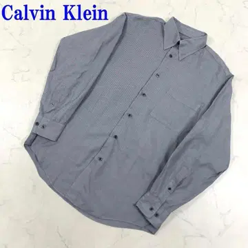 캘빈클라인 긴팔 셔츠 그레이 코튼 100% M C3628