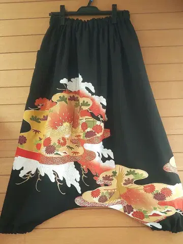 기모노 리메이크 사루엘 팬츠