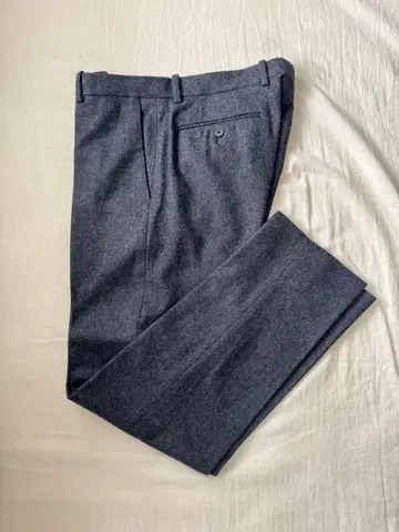 유겐 다크 그레이 울 슬랙스