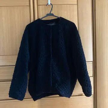 ZARA 블랙 퀼팅 자켓 코트