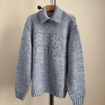 GREEN CLUBS 니트 스웨터 블루 계열