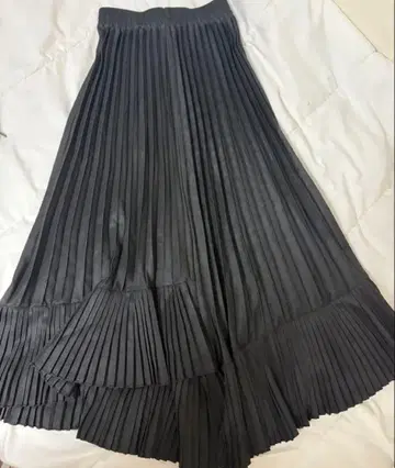 ESICA 에시카 블랙 플리츠 롱 스커트 M