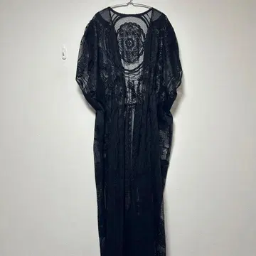 Mame 커튼 레이스 드로스트링 웨이스트 코트