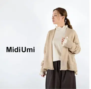 미사용 새상품 MidiUmi 미디우미 모헤어 가운 가디건