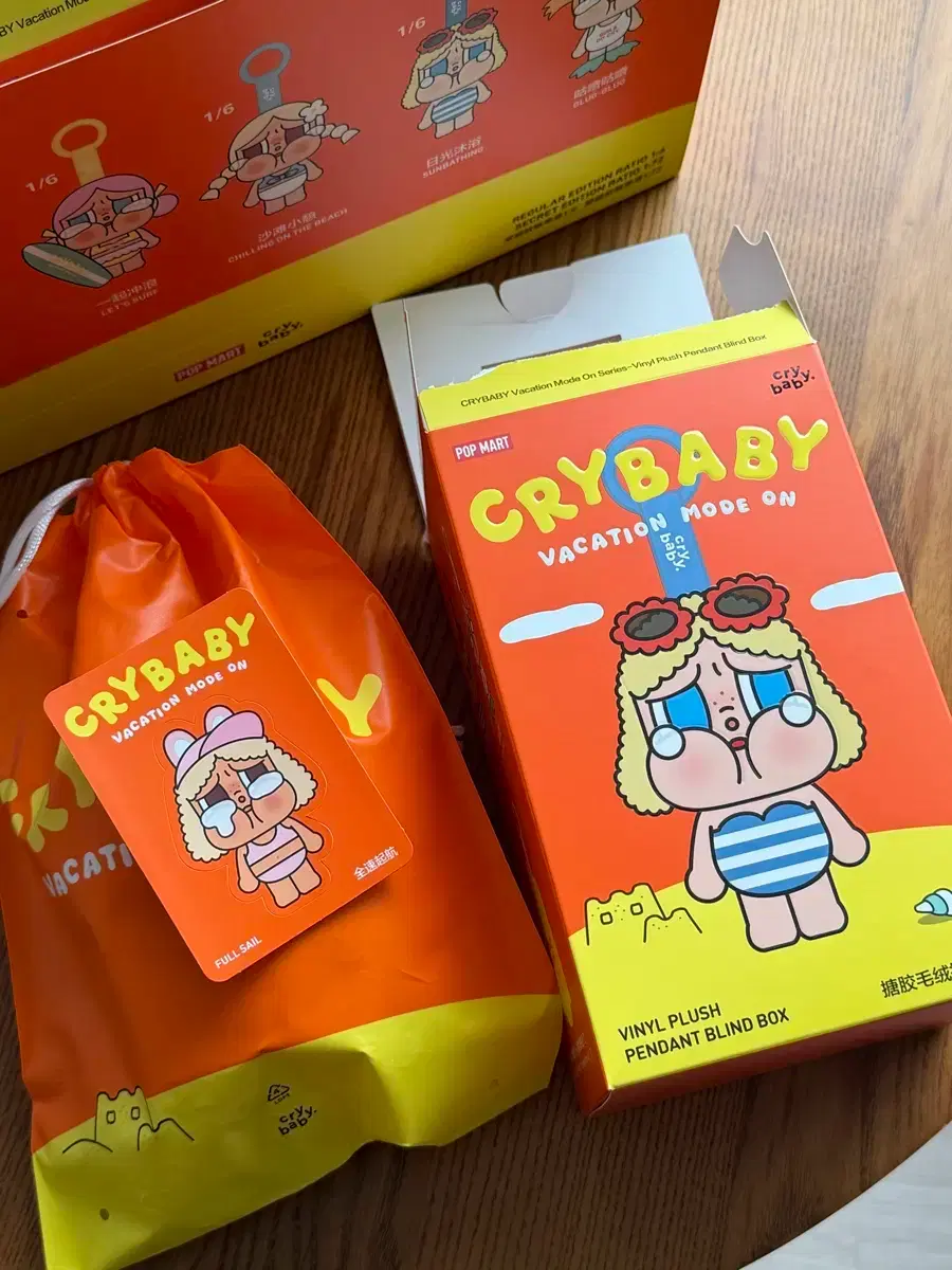 Pop Mart Crybaby Holiday Diary Series Keychain New Product