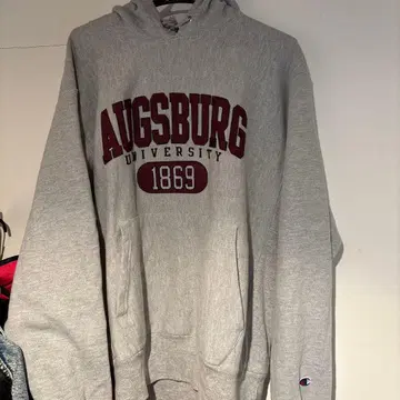 Augsburg University 후드티 리버스 Champion 그레이