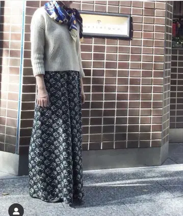 마르티니크 l'heritage 레리타주 꽃무늬 와이드 팬츠