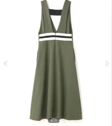 ADORE 오버롤 스커트 카키