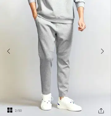 BEAUTY&YOUTH UNITED ARROWS 더블 니트 이지 팬츠