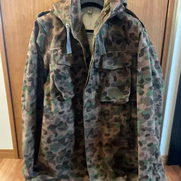 USED 카모플라쥬 밀리터리 자켓