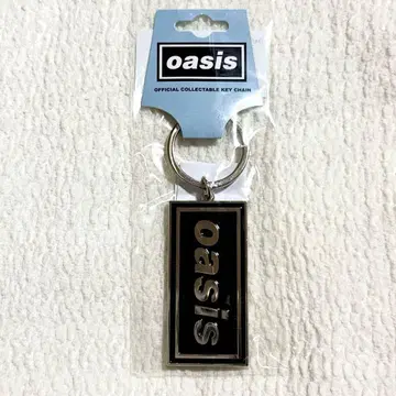 Oasis 오아시스 메탈 로고 공식 키링 10월 내한 기념 굿즈 블랙
