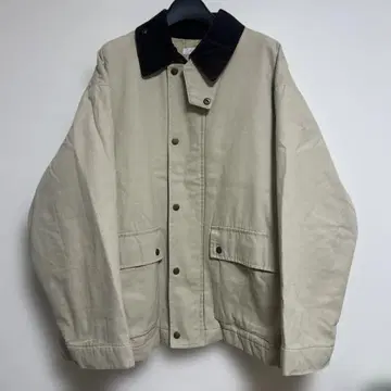 Anchor Smith 퀼팅 커버올 코트 L 남성용 코듀로이