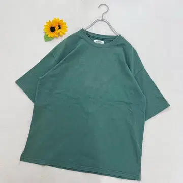 홀리데이 [ Free ] 면 100% 새상품급 티셔츠 반팔 크루넥