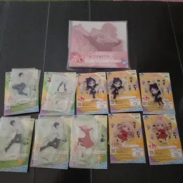 위치 워치 제일복권 묶음 판매 A상 아크릴 스탠드 참 11점