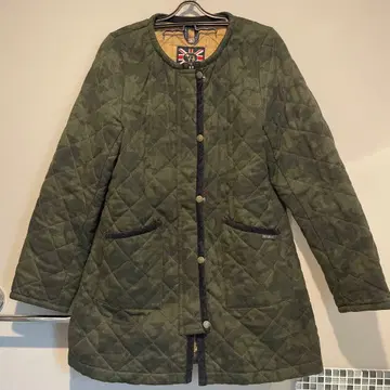 라벤햄 카모플라쥬 카모플라주 퀼팅 자켓