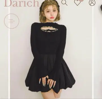 Darich 셔링 벌룬 미니 원피스