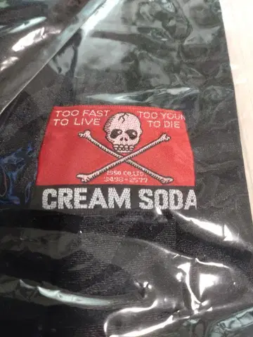 크림 소다 골동품 로카빌리 넥타이 핑크 드래곤 블랙캣츠