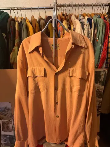 50spilgrim 레이온 셔츠 핸드 스티치