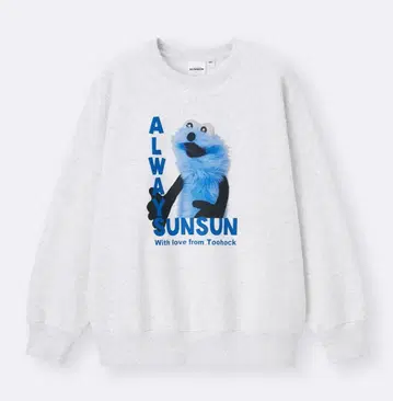 GU 콜라보 SUNSUN 맨투맨 S