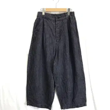 nest Robe : 25aw 린넨 데님 와이드 진