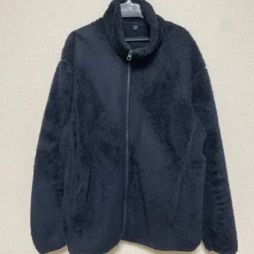 블랙 플리스 자켓 XL 사이즈