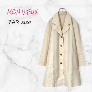 MON VIEUX 스프링 코트 롱 기장 S 사이즈 화이트