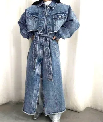 MANY WAY VERSATILE DENIM COAT AMERI