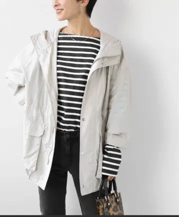 저널 스탠다드 relume 나일론 마운틴 후드티 라이트 그레이