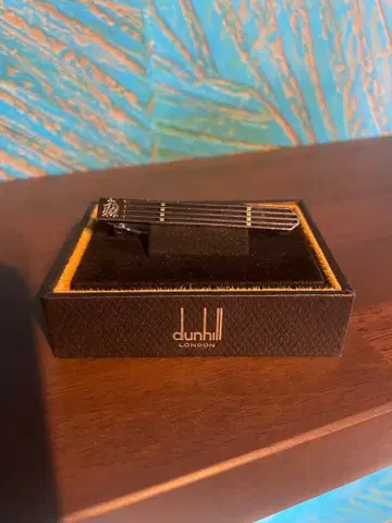 dunhill 넥타이핀 박스 포함