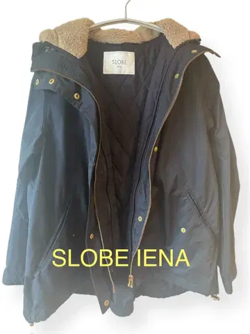 SLOBE IENA 블루종 퍼 포함 네이비 36