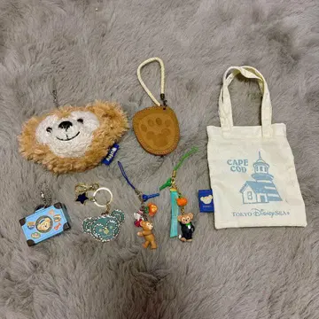 도쿄 디즈니 리조트 더피 거울 키체인 택 묶음 판매