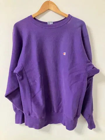 챔피온 챔피온 리버스 위브 USA 퍼플 L
