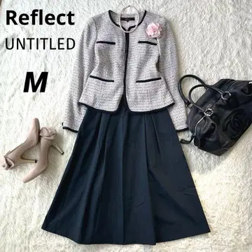 reflect UNTITLED 세레모니 수트 트위드 자켓 플리츠