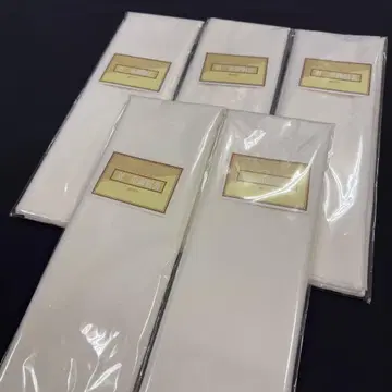 새상품 순수 실크 이중 깃털 기모노용 5장 카라 뒷면 포함 2767