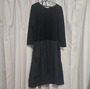 KEI Hayama PLUS 롱 원피스 블랙 도킹