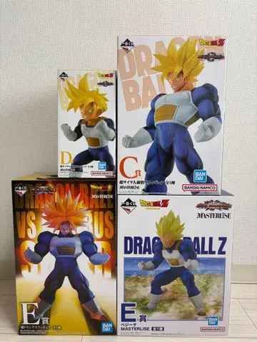 드래곤볼 제일복권 손오공 베지터 손오반 트렁크 4체 세트