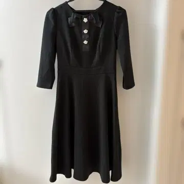 토코 클로젯 리본 포함 버튼 원피스