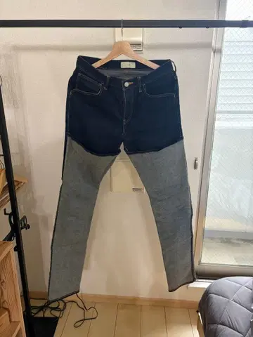 Jieda 패치워크 데님 팬츠