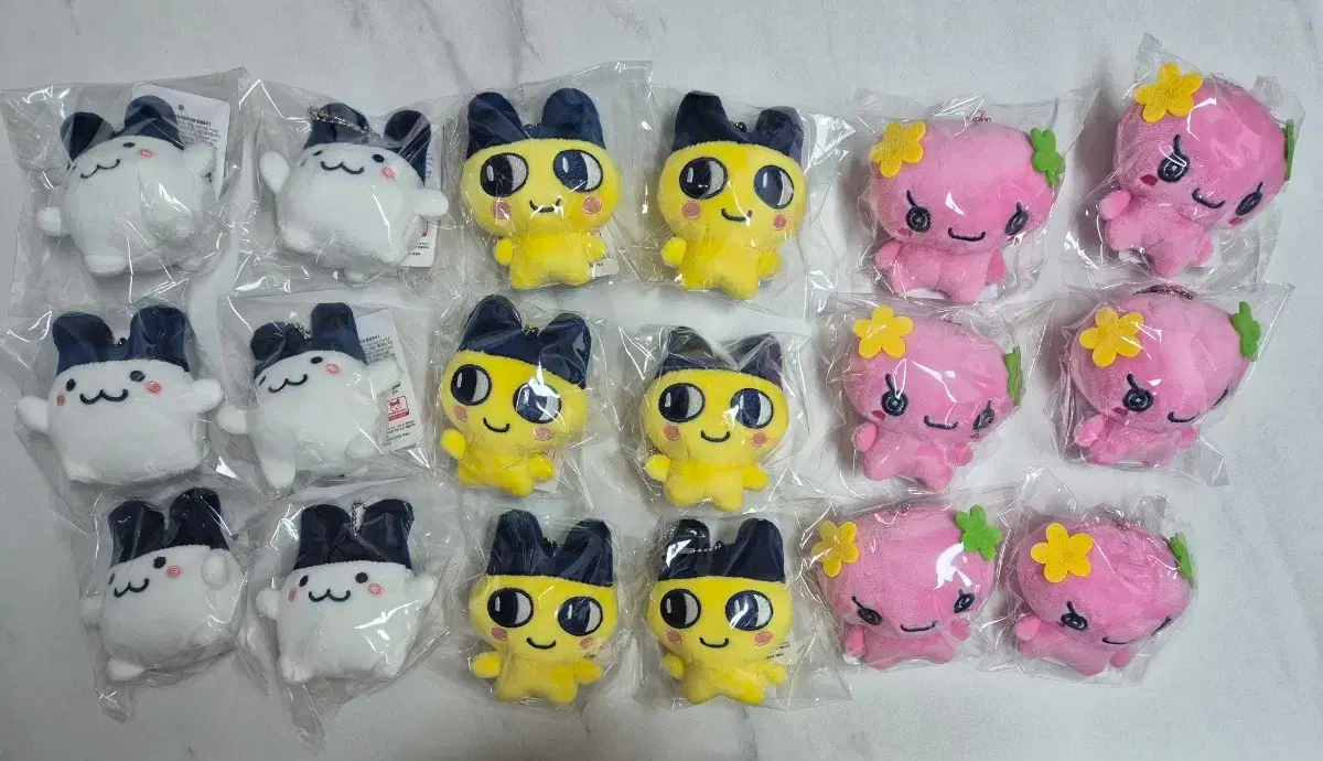 Tamagotchi Mamechi Mimichi Flowerchi Doll Keychain For Sale (New)