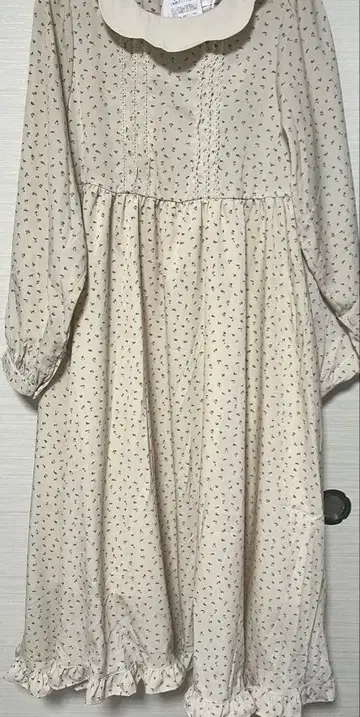 시마미사 마롱 크림 원피스