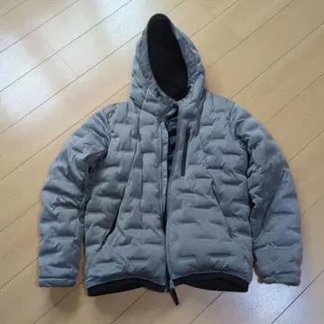 워크맨 FieldCore 후드 부착 다운 자켓 LL 사이즈 그레이