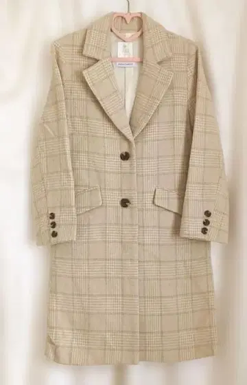 [ JAPAN FABRIC ] 체스터 코트 체크