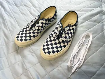 네이비 미사용 새상품 VANS 체커 [ 26.5cm ] 오센틱