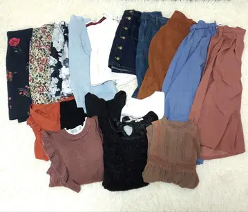 M 사이즈 묶음 판매 17점 여성용 가을/겨울 스커트 원피스 니트