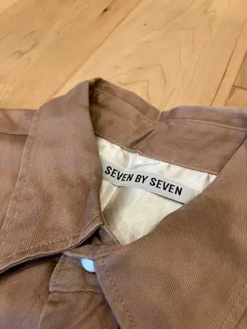 SEVEN BY SEVEN 브라운 긴팔 셔츠