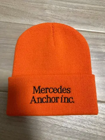 Mercedes Anchor inc. 오렌지 니트 캡