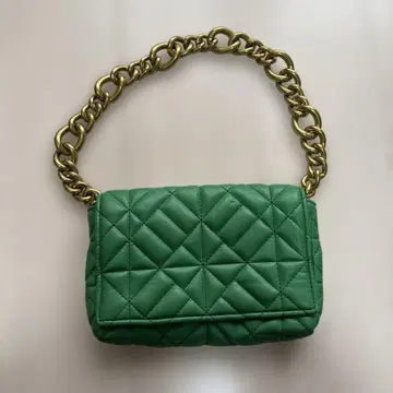 ZARA 여성용 그린 핸드백 체인 스트랩