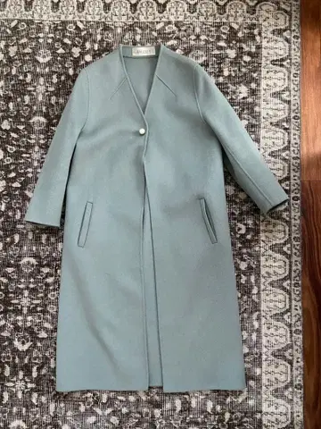 BALLSEY 세이지 그린 리버 롱 코트