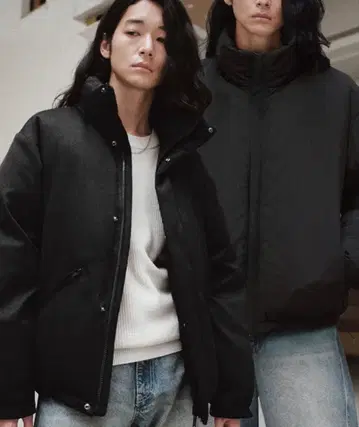 [ 컨디션 최상 ] wym 블랙 다운 자켓 s 사이즈